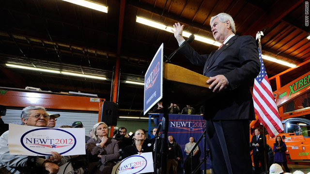 Gingrich outlines a Southern revival strategy