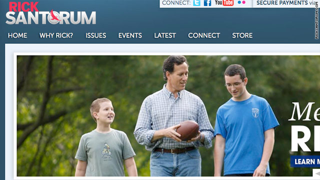 Santorum raises $1 million in past 24 hours; website sees boost after wins
