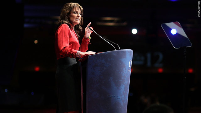 Palin in conservative spotlight next month