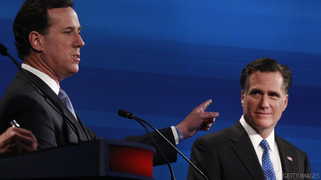 Polls: All tied up between Romney and Santorum