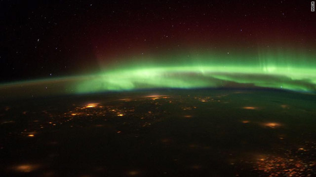 Aurora Borealis Over the Midwest