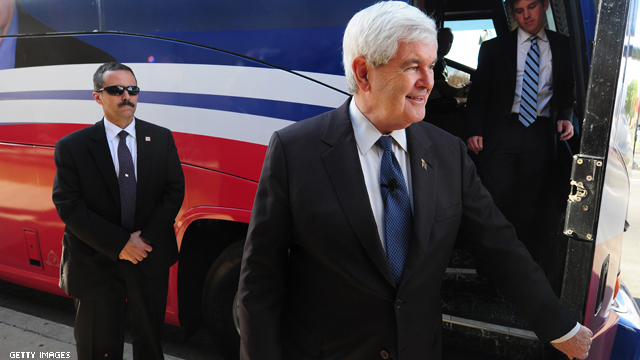 Gingrich's California fundraising push