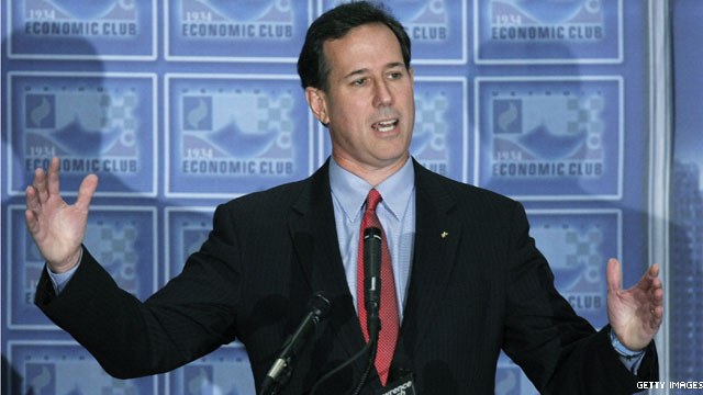 Santorum rips Obama on social agenda
