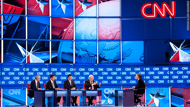 Romney, Santorum go after each other in debate