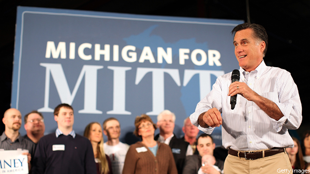 BREAKING: Romney wins Michigan primary, CNN projects