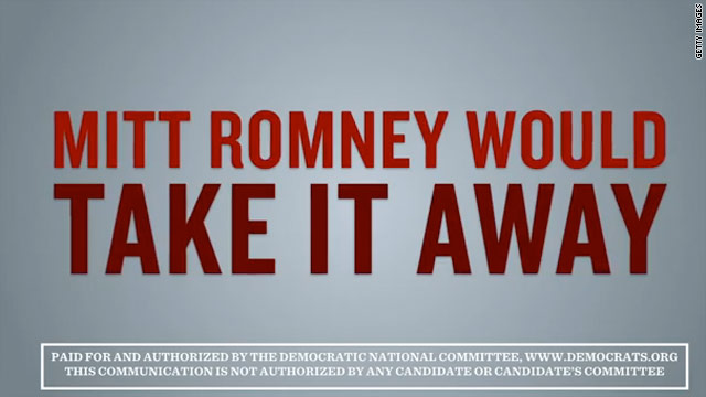 DNC attacks Romney over women's health care