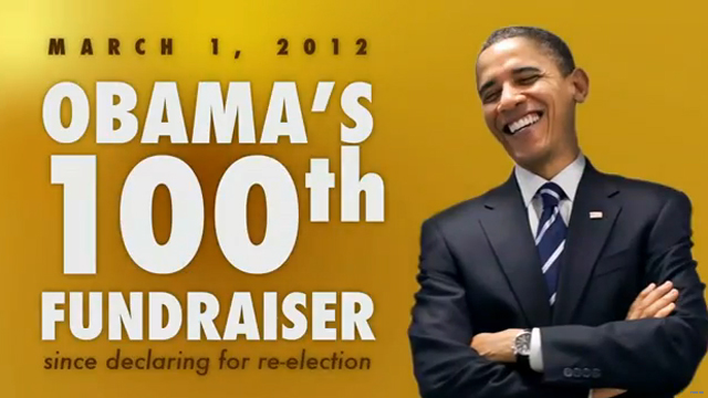GOP spotlights president's 100th fundraiser