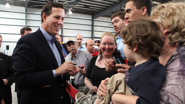 Santorum wins Kansas caucuses; Romney touts delegate gains