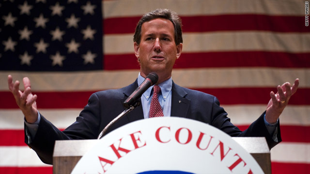 Santorum ineligible for some Ohio delegates