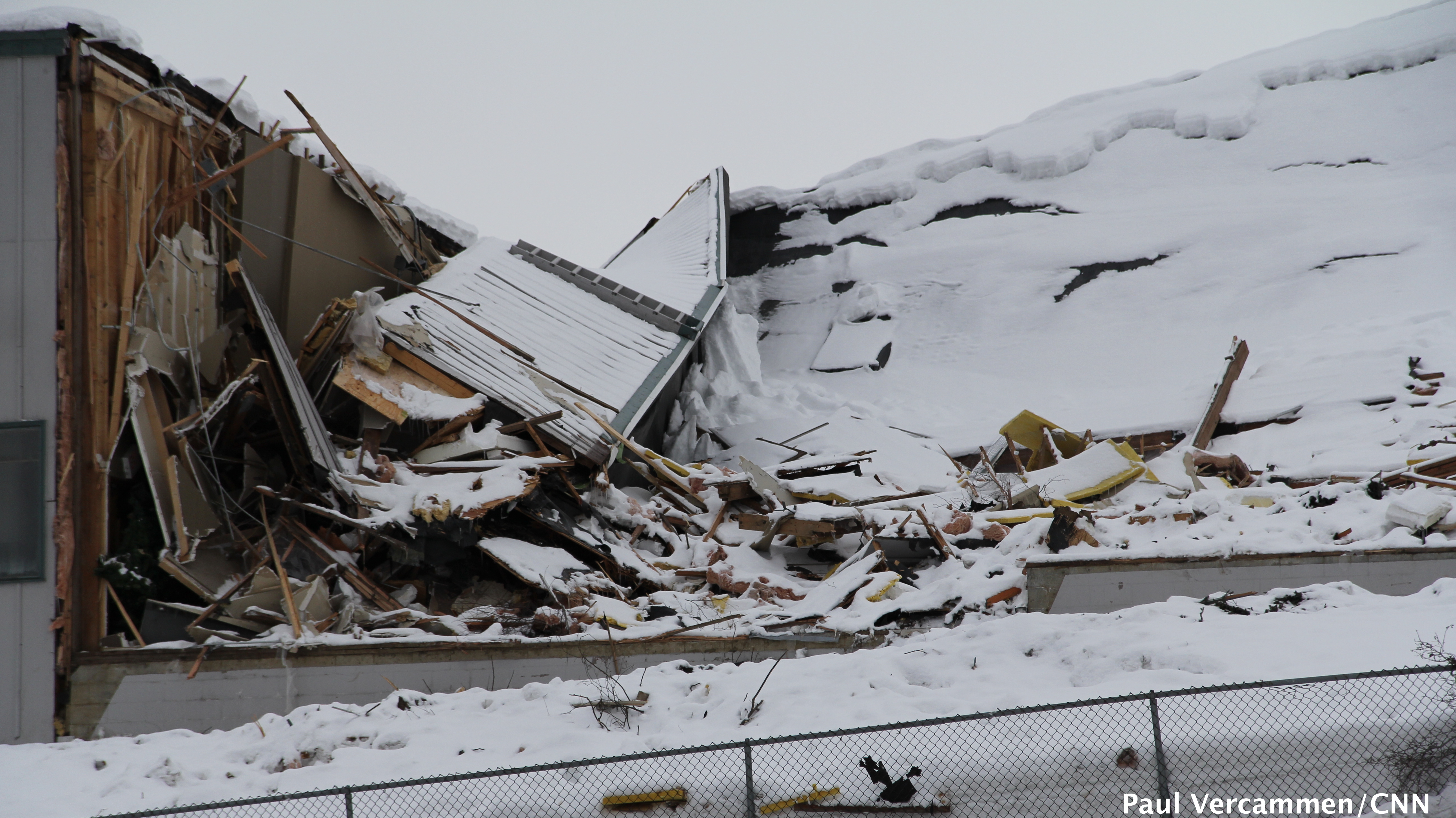 Anchorage snow damages GOP caucus site