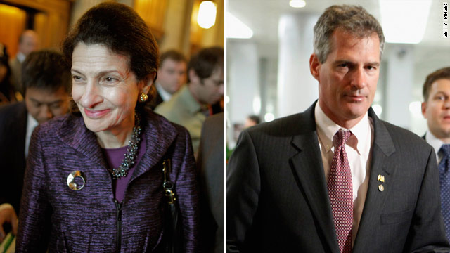 Snowe backs Brown in Massachusetts Senate battle