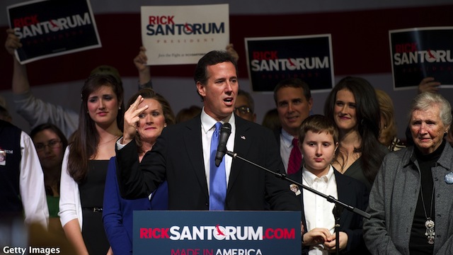 Santorum brings in $1 million this week