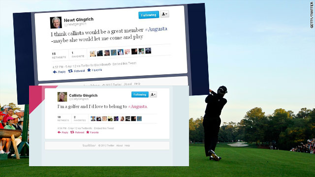 Tweet of the Day: Callista's a golfer