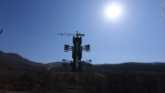 Photos of North Korea's newest rocket