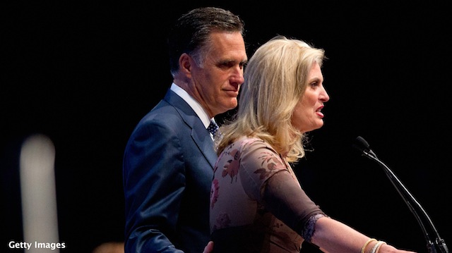 Romney responds to 'stay-at-home mom' comment against wife