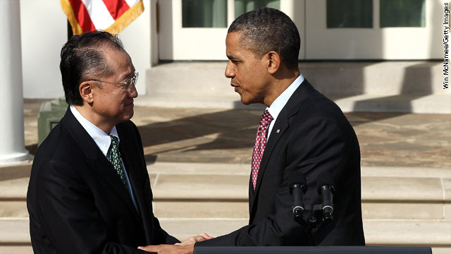 Kim named World Bank president