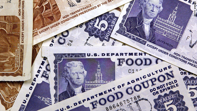 What does it mean when one in seven people in the U.S. gets food stamps?