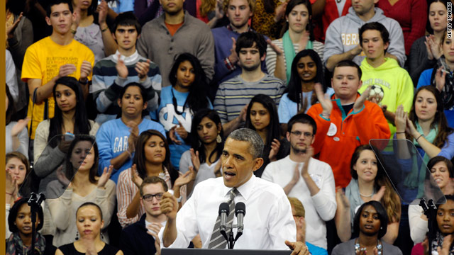 President Obama tries to shore up youth vote