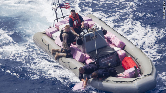 U.S. Navy helps to seize nearly 5,000 pounds of cocaine