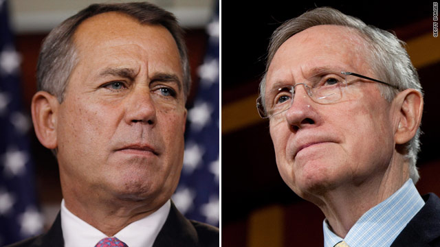 Opposing same-sex marriage not priority for Boehner, Reid evolves
