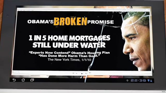 New Crossroads spot claims Obama broke promises