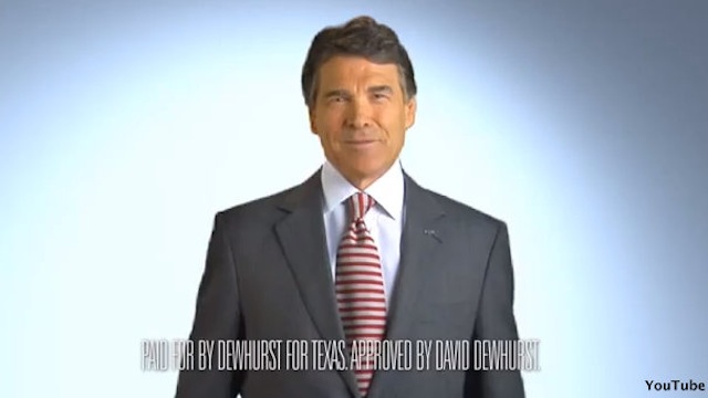 Perry makes voice heard in Texas Senate race