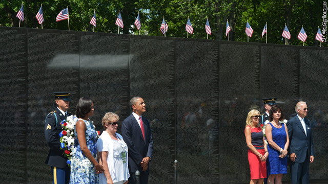 Obama welcomes home Vietnam veterans on war's 50th anniversary