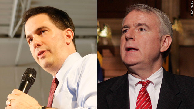 Candidates squabble over ads, spending in Wisconsin debate