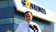 Romney's surprise visit