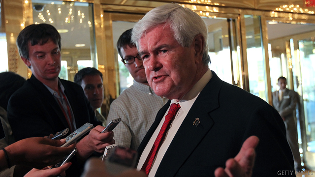 Gingrich down on super PACs despite his own