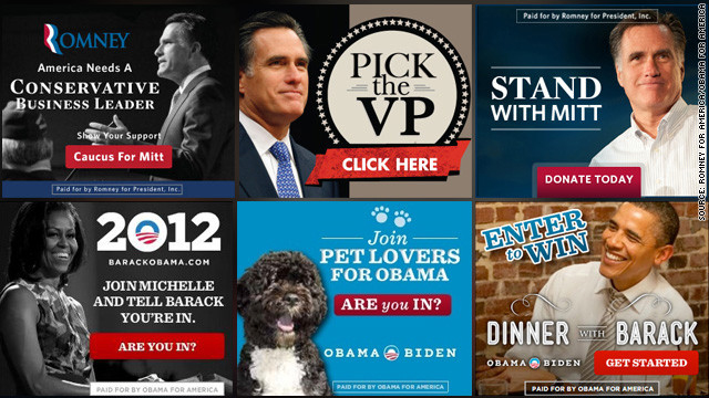 Obama Outspends Romney On Online Ads Cnn Political Ticker Blogs 
