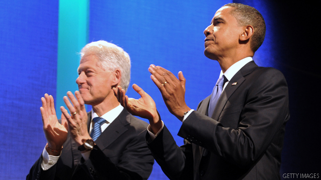 Clinton and Obama hit up the Big Apple