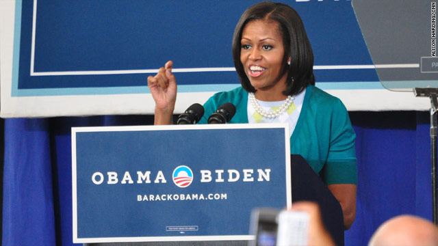 Michelle Obama fires up crowd in Philly