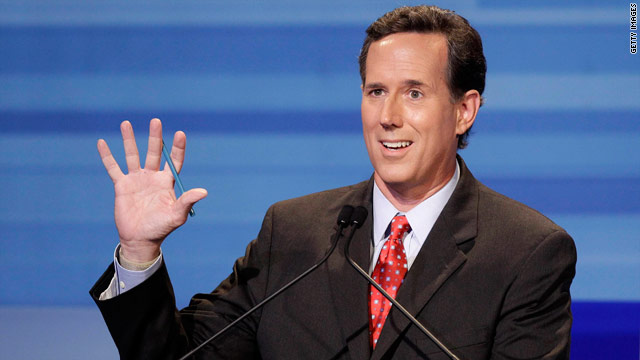 Santorum details 'dual mission'