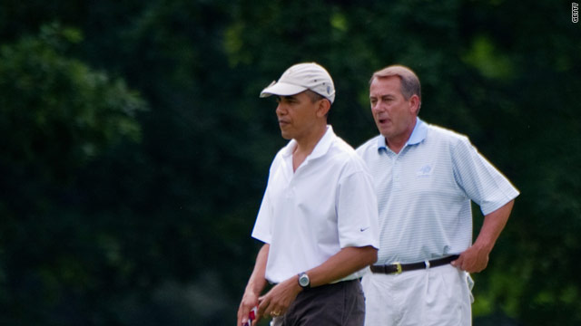 'Golfer-in-chief' hits 100th round as president