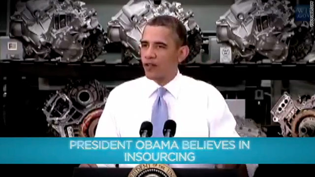 New Obama TV ad goes after Romney over outsourcing