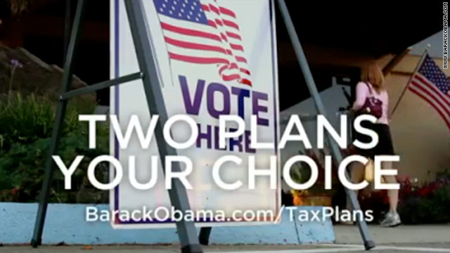 New Obama ad draws tax plan contrast