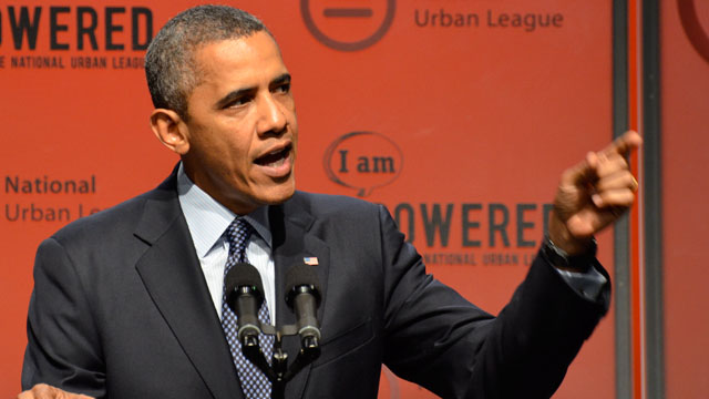 Obama takes on gun violence in Urban League speech