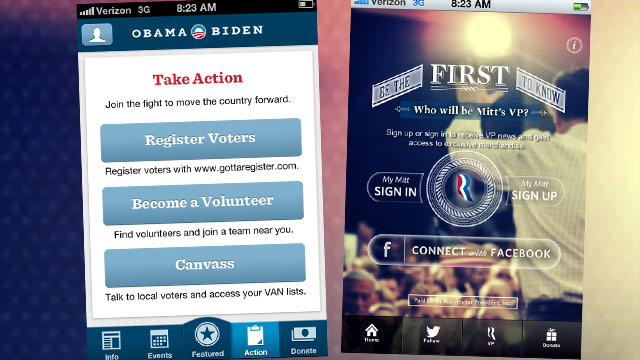 Campaigns debut mobile apps