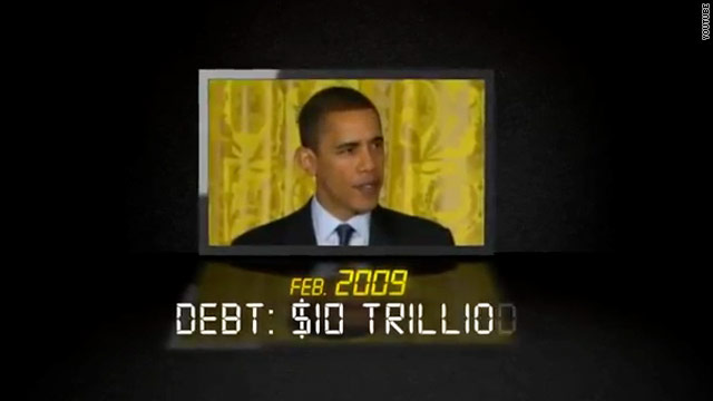 Conservative group's new ad hits Obama over national debt