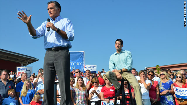 Romney-Ryan rally aims to get back campaign back on message