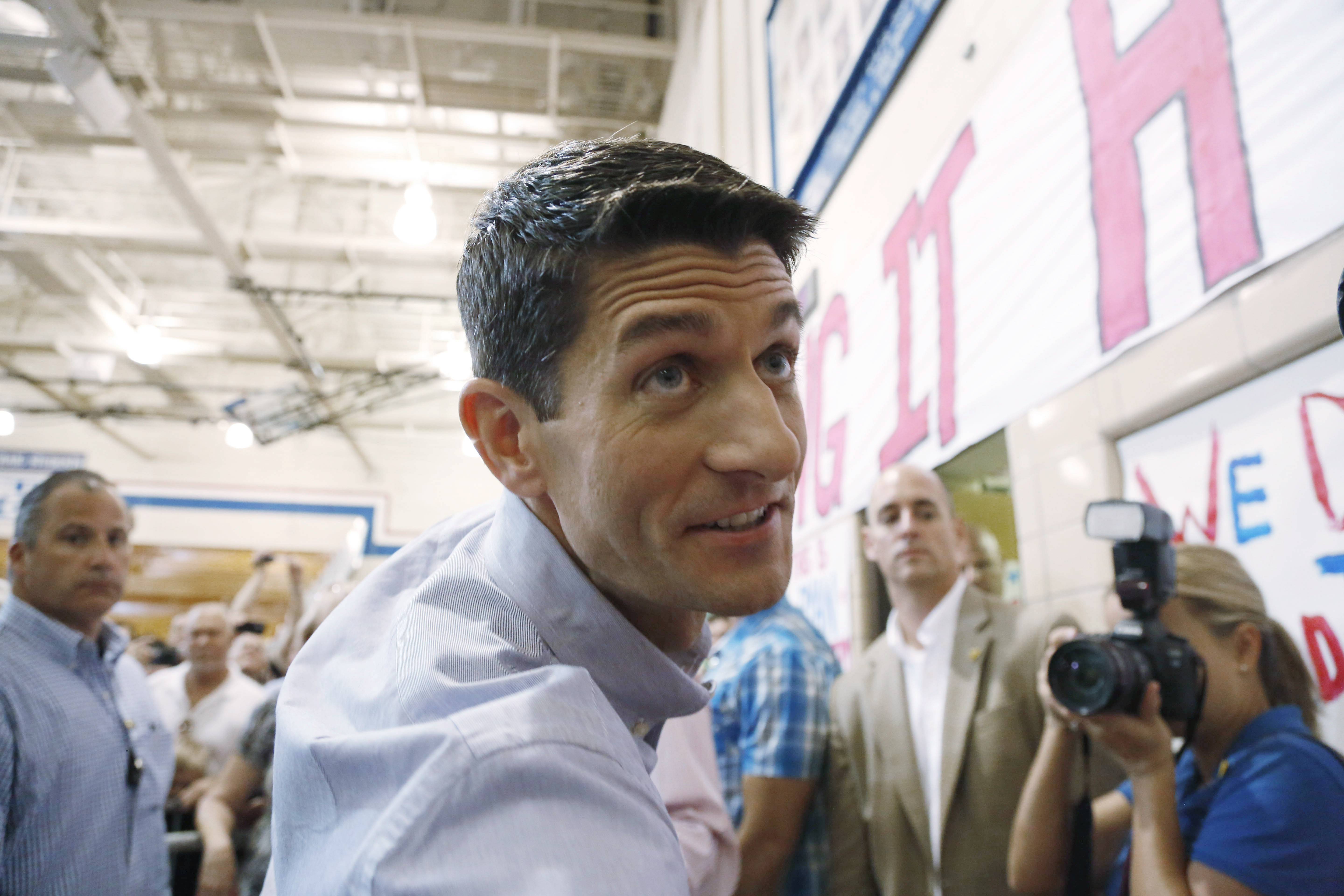 All eyes on Paul Ryan as GOP enters day two of convention