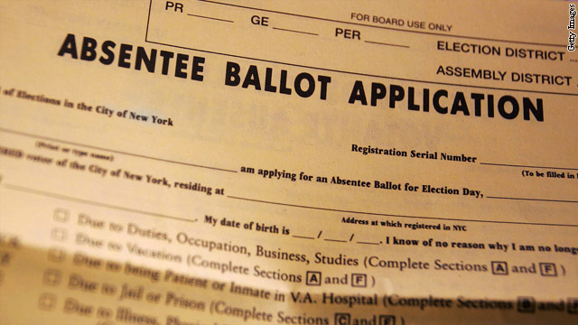 Military absentee voting looks weak this year