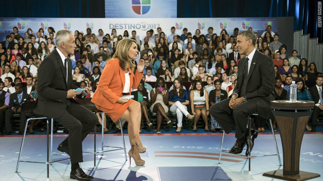 President Obama questioned about immigration and Fast and Furious at Univision town hall