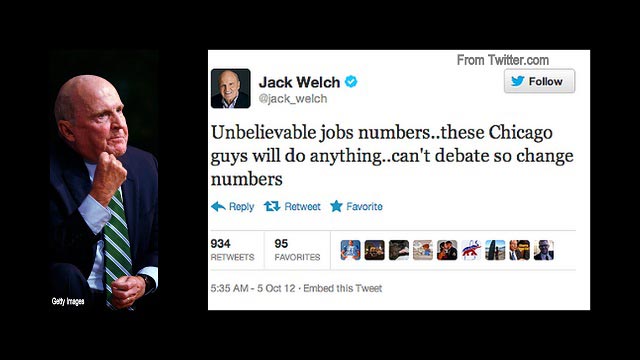 Tonight on 360: Jack Welch's Conspiracy Theory on Jobs Report