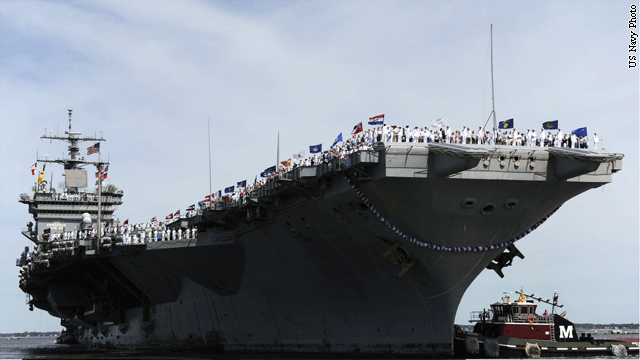 USS Enterprise sailing off to history’s scrap heap