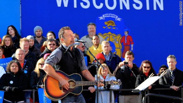 Springsteen energizes Obama's final sprint