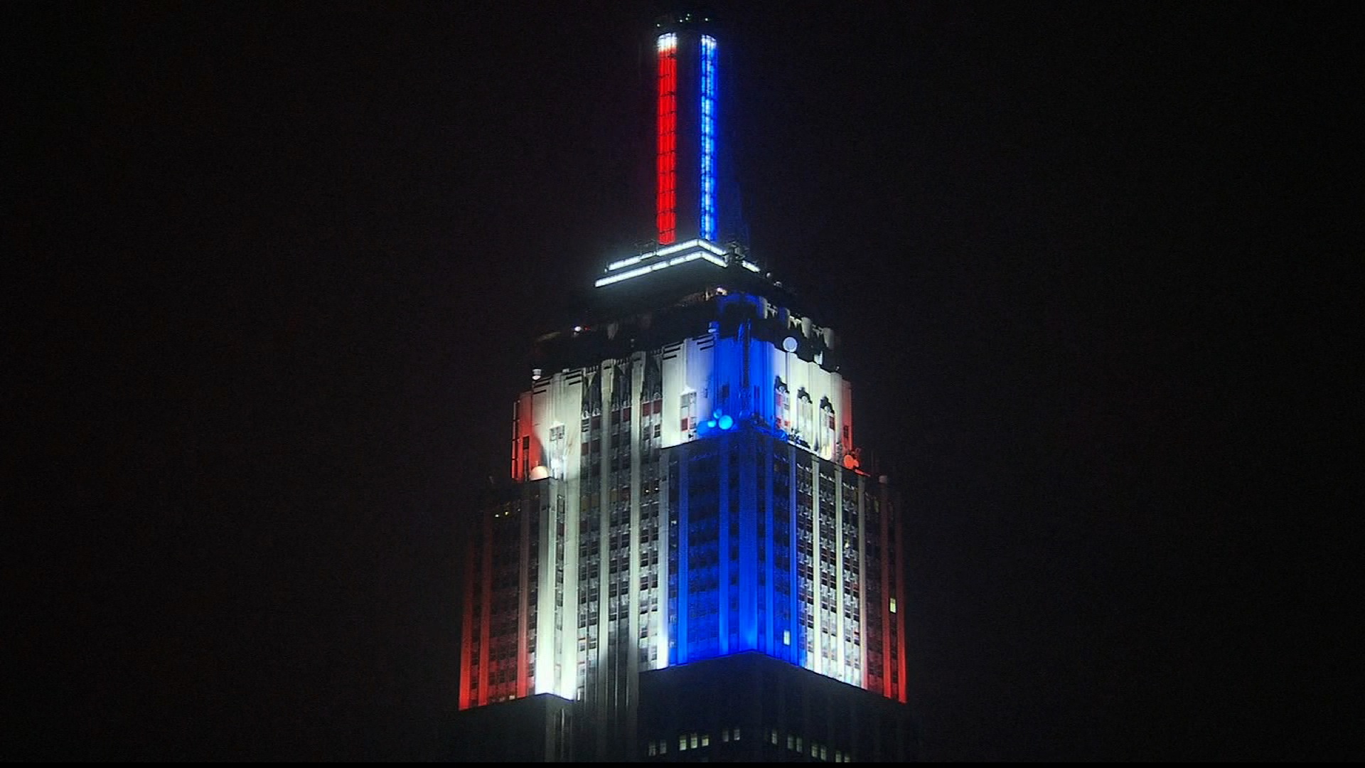 El Empire State se tiñó de azul con el triunfo de Obama