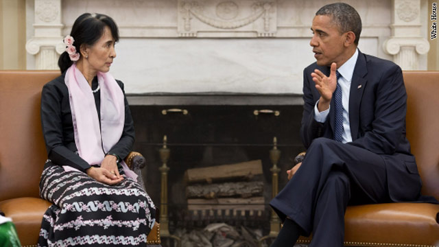 U.S. lifts Myanmar import ban ahead of Obama visit