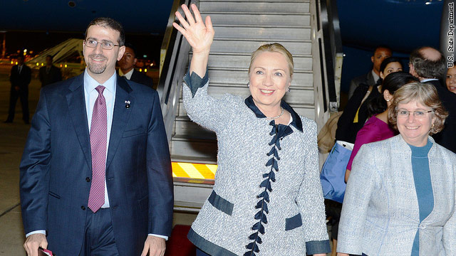 Detour at beginning of Hillary Clinton’s farewell tour